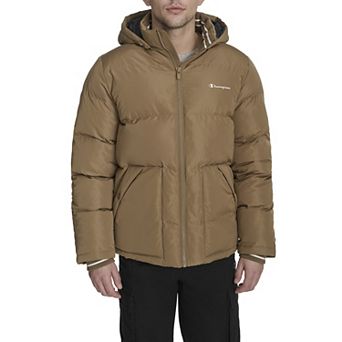 Men's Champion® Quilted Hooded Puffer Jacket