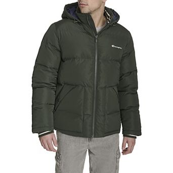 Men's Champion® Quilted Hooded Puffer Jacket