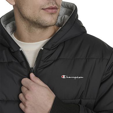 Men's Champion® Reversible Puffer Jacket with Hood