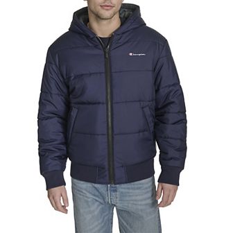 Men's Champion® Reversible Puffer Jacket with Hood