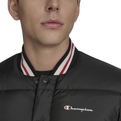 Men's Champion® Quilted Varsity Puffer Jacket