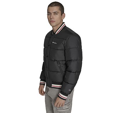 Men's Champion® Quilted Varsity Puffer Jacket
