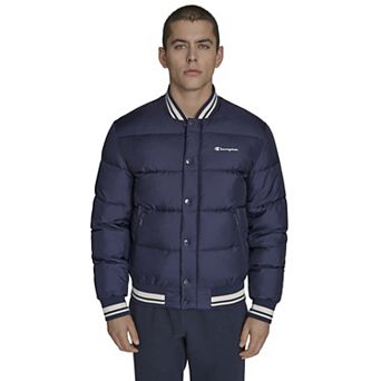 Men's Champion® Quilted Varsity Puffer Jacket