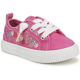 Blowfish Malibu Ward Lace4-T Girls Canvas Embroidered Slip-On Shoes