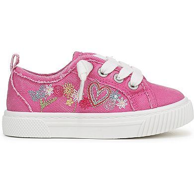 Blowfish Malibu Ward Lace4-T Girls Canvas Embroidered Slip-On Shoes
