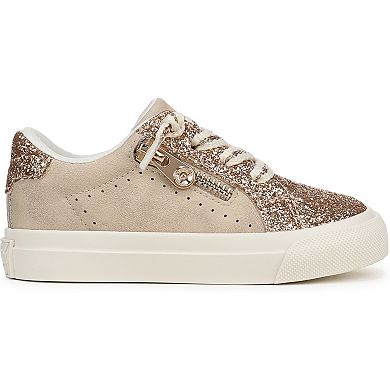 Blowfish Malibu Perfect-T Girls Slip-On Shoes Faux Leather Glitter Detail