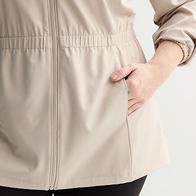 Plus Size Tek Gear® Woven Cinched Waist Jacket