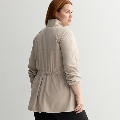 Plus Size Tek Gear® Woven Cinched Waist Jacket