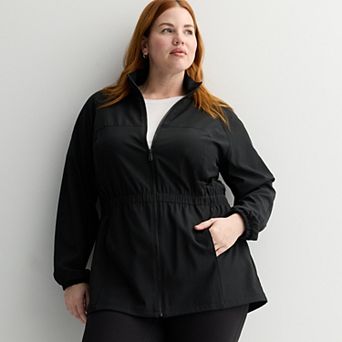 Plus Size Tek Gear® Woven Cinched Waist Jacket