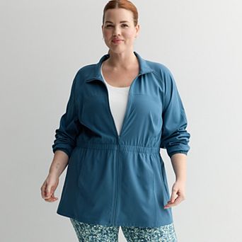 Plus Size Tek Gear® Woven Cinched Waist Jacket