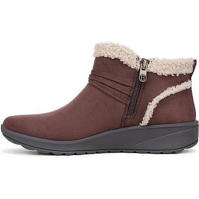 LifeStride Glendale Women's Microsuede Pull-On Short Boots