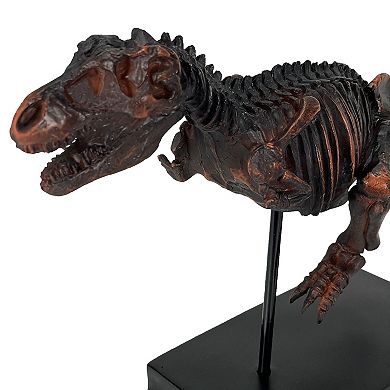 Tyrannosaurus Rex Skeleton Statue T-Rex on Museum Mount