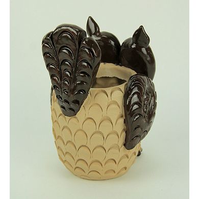 Set of 2 Adorable 9 Inch Tall Decorative Owl Planters