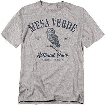 Big & Tall Mesa Verde Spotted Owl Graphic Tee