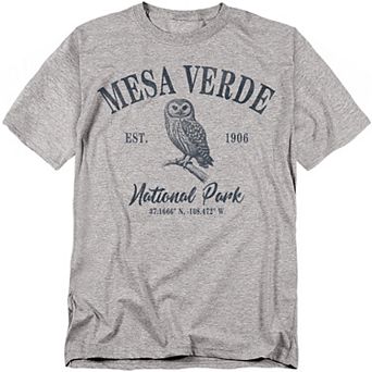 Big & Tall Mesa Verde Spotted Owl Graphic Tee