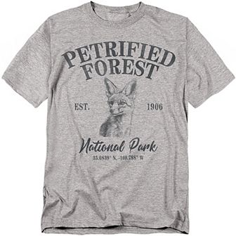 Big & Tall Petrified Forest Fox Icon Graphic Tee