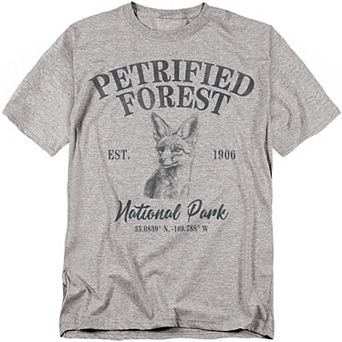 Big & Tall Petrified Forest Fox Icon Graphic Tee
