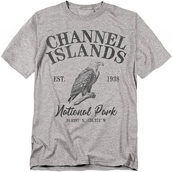 Big & Tall Channel Islands Bald Eagle Icon Graphic Tee