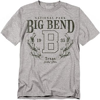 Big & Tall Big Bend National Park Prickly Pear Graphic Tee
