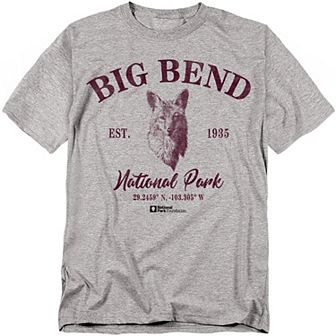 Big & Tall Big Bend National Park Coyote Icon Tee