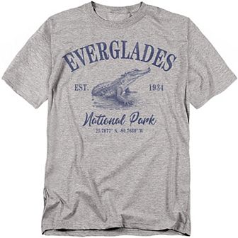 Big & Tall Everglades Alligator Graphic Tee