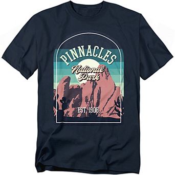 Big & Tall Pinnacles Illustrated Landscape Graphic Tee
