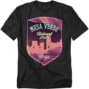 Big & Tall Mesa Verde Illustrated Landscape Graphic Tee