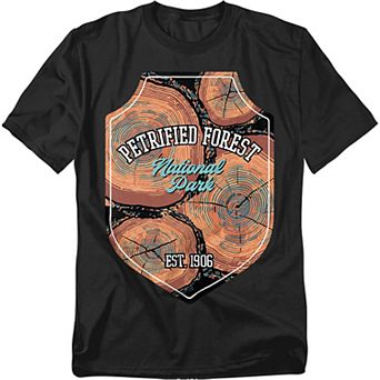 Big & Tall Petrified Forest Illustrated Graphic Tee