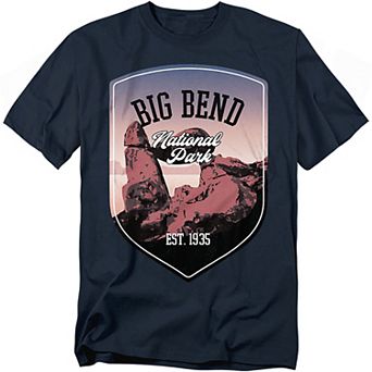 Big & Tall Big Bend Illustrated Landscape Graphic Tee