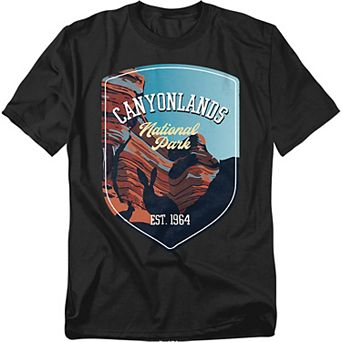 Big & Tall Canyonlands Illustrated Landscape Graphic Tee