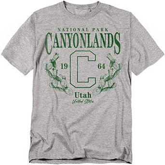 Big & Tall Canyonlands Park Prickly Pear Wreath Graphic Tee