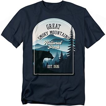 Big & Tall Great Smoky Mountains Park Graphic Tee