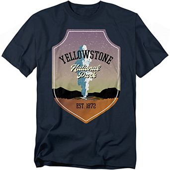Big & Tall Yellowstone National Park Graphic Tee