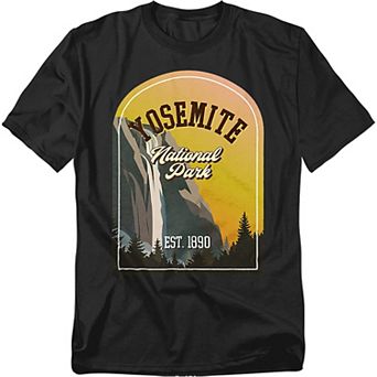 Big & Tall Yosemite National Park Graphic Tee