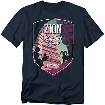 Big & Tall Zion National Park Graphic Tee