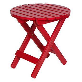 SHINE Indoor / Outdoor Square Folding Table with Hydro-Tex Finish