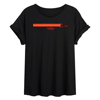 Juniors' Disney's Tron: Ares Motorcycle Oversized Tee
