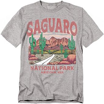 Big & Tall Saguaro National Park Cactus Graphic Tee