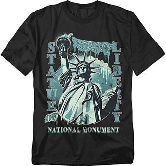 Big & Tall Statue of Liberty Graphic Tee