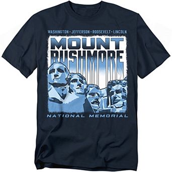 Big & Tall Mount Rushmore Colossal Sculpture Graphic Tee