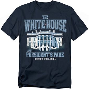 Big & Tall The White House and Presidents Park Graphic Tee