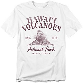 Big & Tall Hawaii Volcanoes Park Volcano Icon Graphic Tee