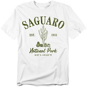 Big & Tall Saguaro National Park Saguaro Cactus Graphic Tee
