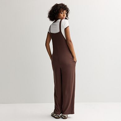 Juniors' Live To Be Spoiled Ringer Tee Jumpsuit