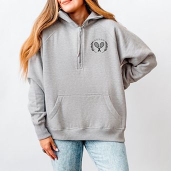 Simply Sage Market Bel Air Tennis Club Quarter Zip Fleece