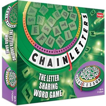Amber Fight Gear Chain Letters Game Word-Building Fun for Ages 8+, 2-4 Players