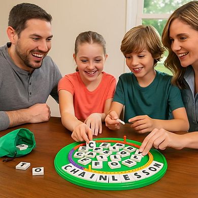 Amber Fight Gear Chain Letters Game Word-Building Fun for Ages 8+, 2-4 Players