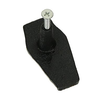 Set of 6 Gothic Black Coffin Pulls - 2.5" x 1.5" - Cabinet Decor