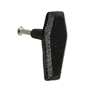 Set of 6 Gothic Black Coffin Pulls - 2.5" x 1.5" - Cabinet Decor