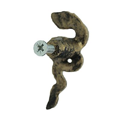 Set of 6 Gold Gothic Snake Drawer Pulls - 2.25" x 1" - Cabinet Decor